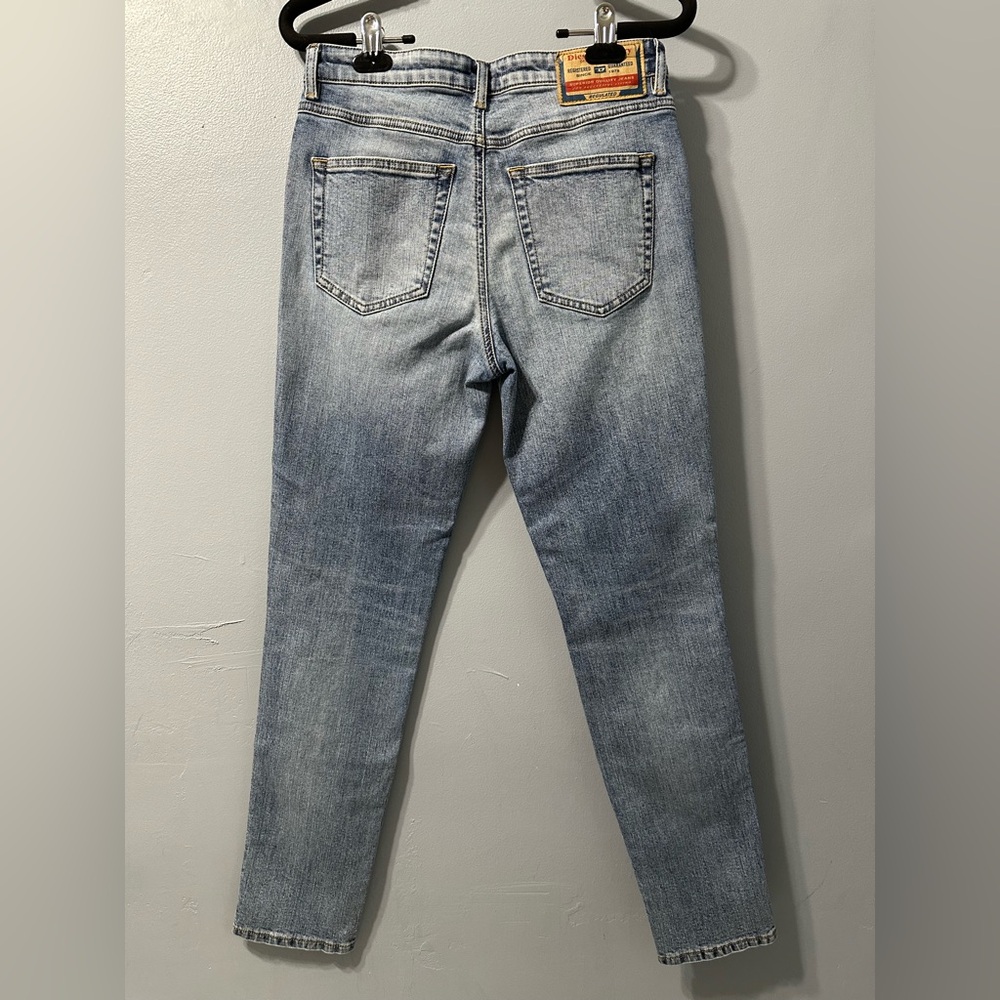 DIESEL Babhila Mid Rise Skinny Jeans 2015 5 Pocket Light Medium Blue Women’s 25 - Picture 2 of 13